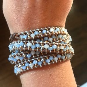 Chan luu blue wrap bracelet